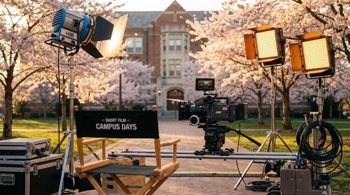 爆料吃瓜网传媒原创校园短片拍摄花絮